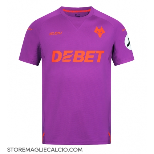 Wolves Maglia Gara Terza Repliche 2024-25 Maniche Corte Wolves Maglia Gara Terza Repliche 2024-25 Maniche Corte